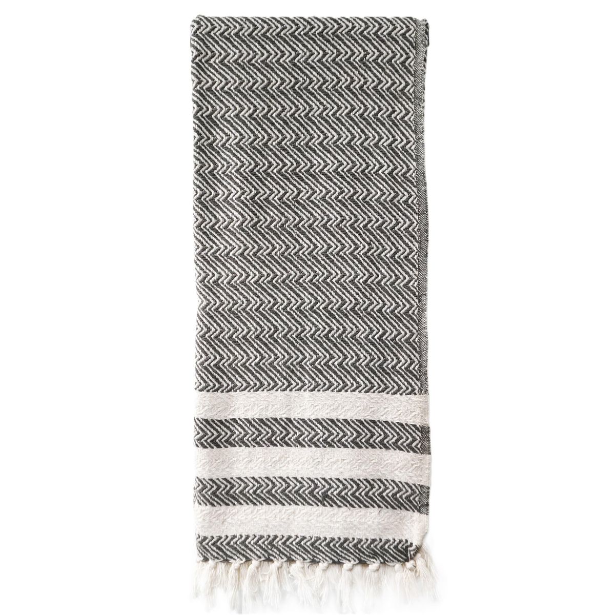 JUST HOME COLLECTION - Zigzag Especial Negro/Blanco