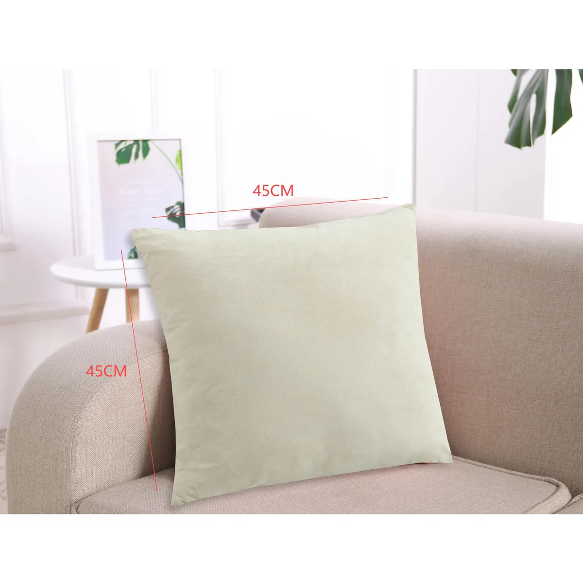 JUST HOME COLLECTION - Velvet 45x45 cm Beige