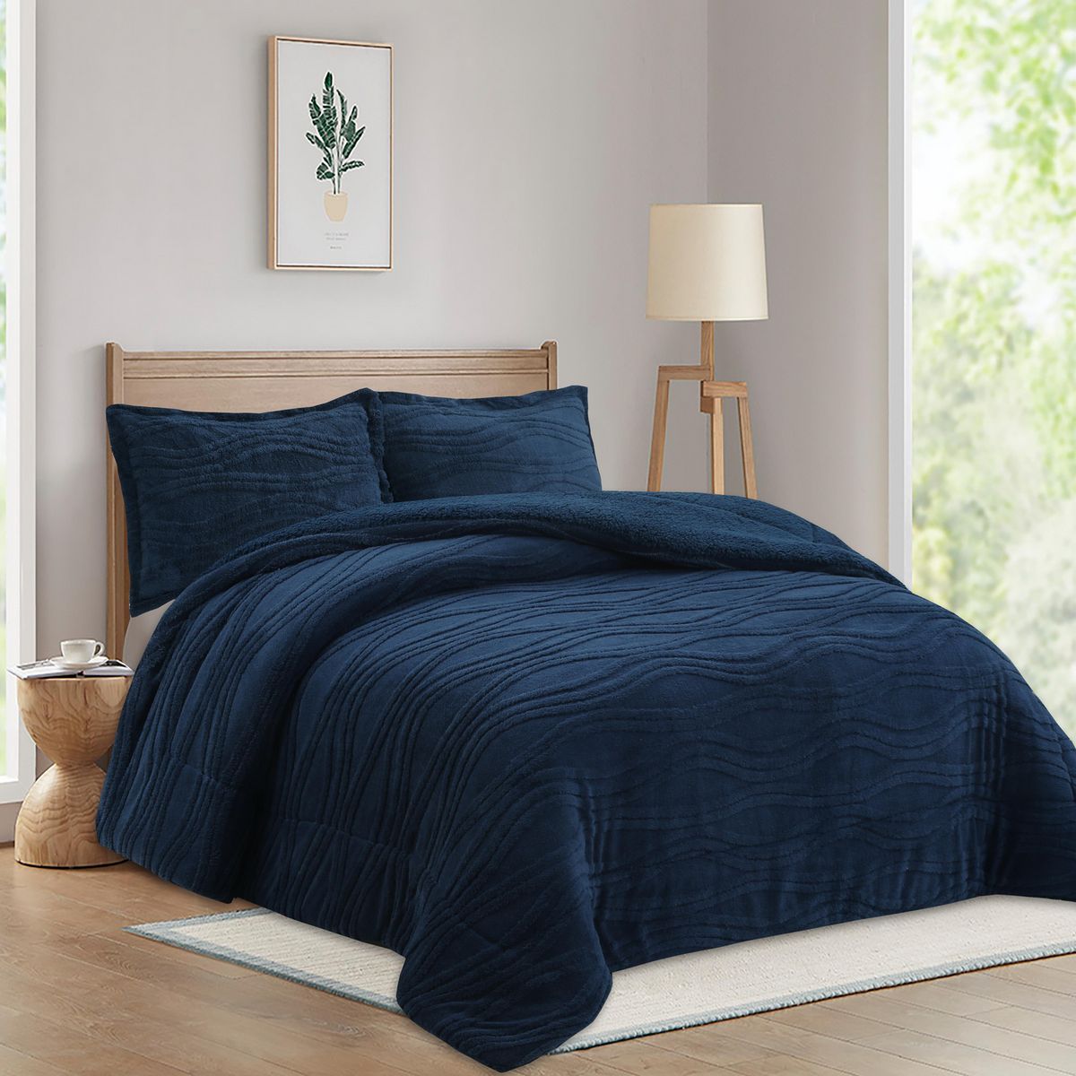 JUST HOME COLLECTION -  1.5 plazas Nordico Azul