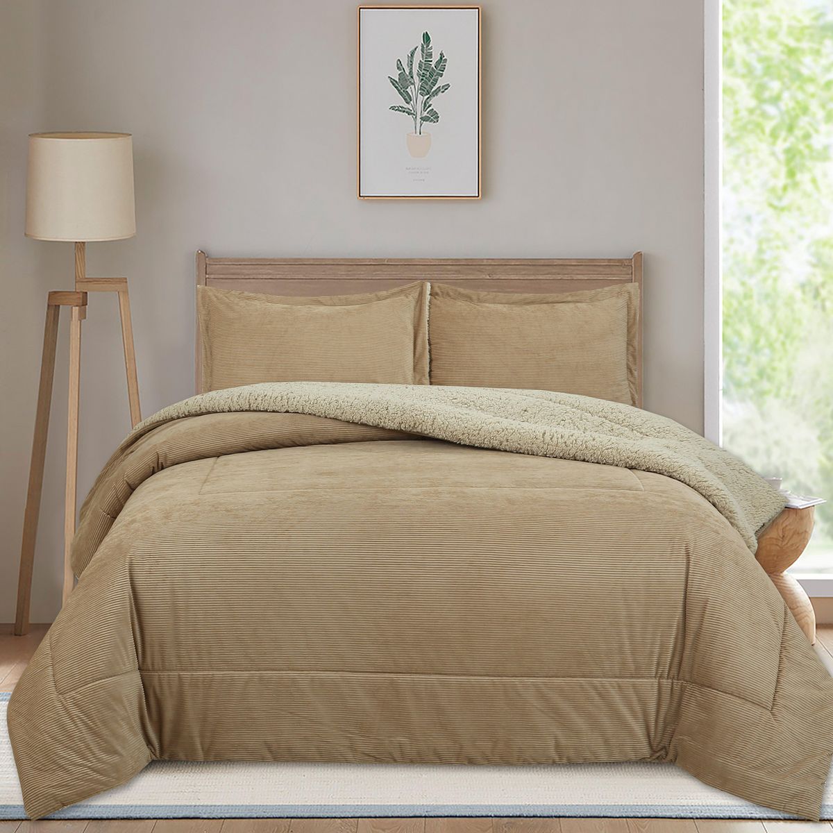 JUST HOME COLLECTION -  2 plazas Clásico Beige