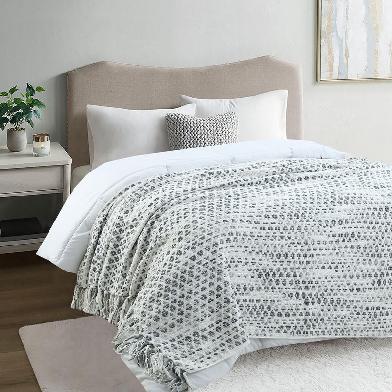 JUST HOME COLLECTION - Manta Urbano Gris 130x160cm