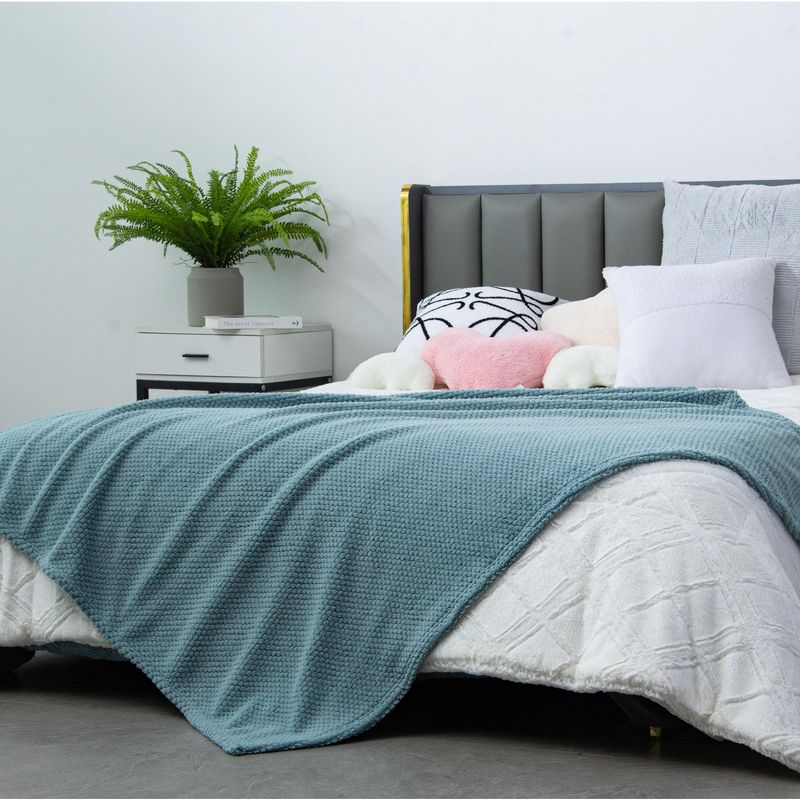 JUST HOME COLLECTION - Manta Sherpa Celeste 125x150cm