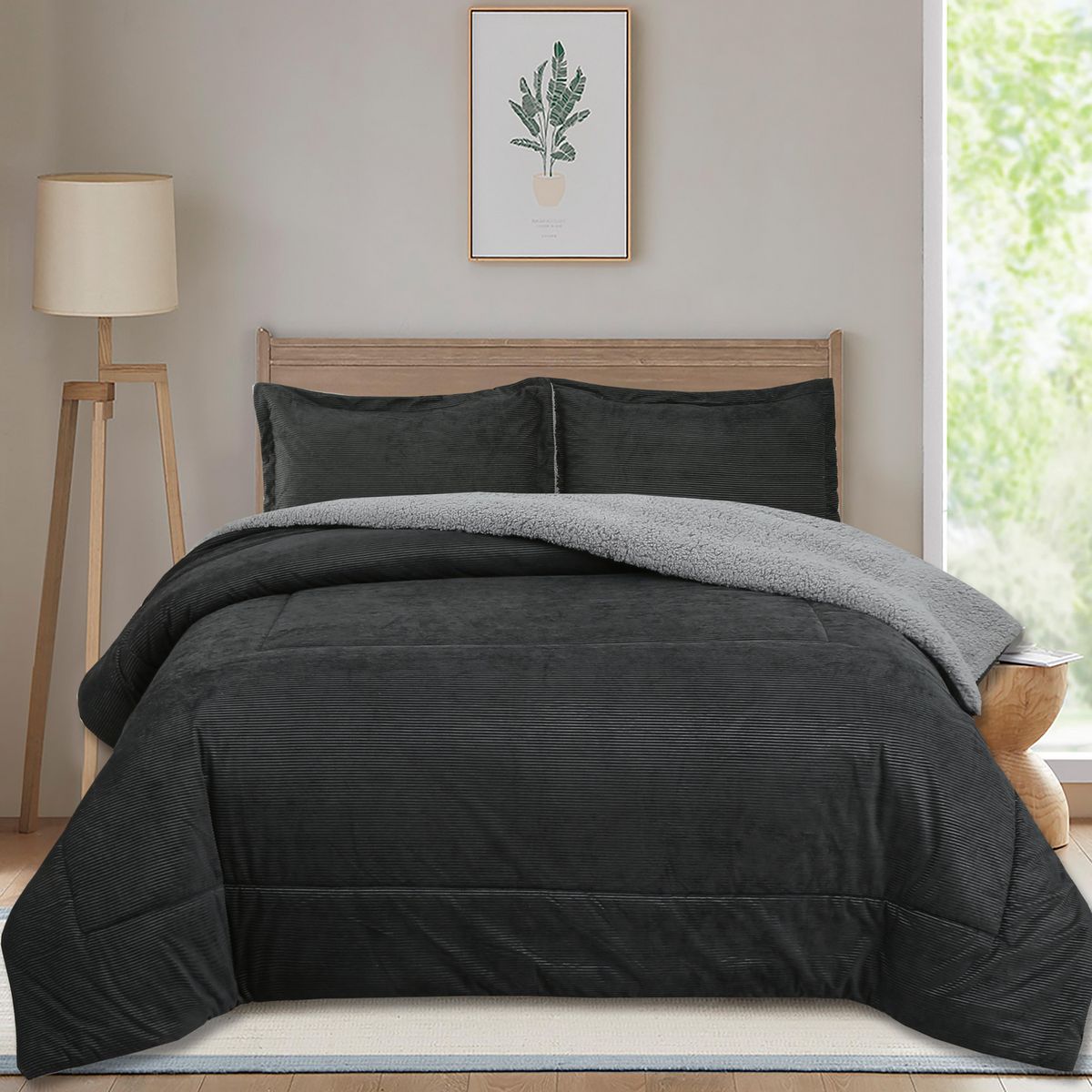 JUST HOME COLLECTION -  1.5 plazas Urbano Grafito