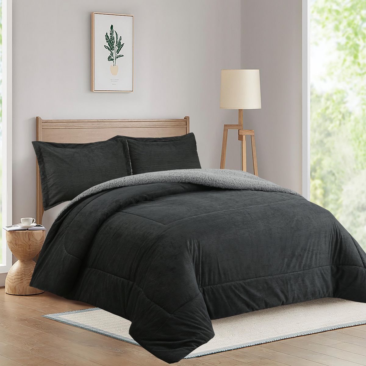 JUST HOME COLLECTION -  1.5 plazas Urbano Grafito