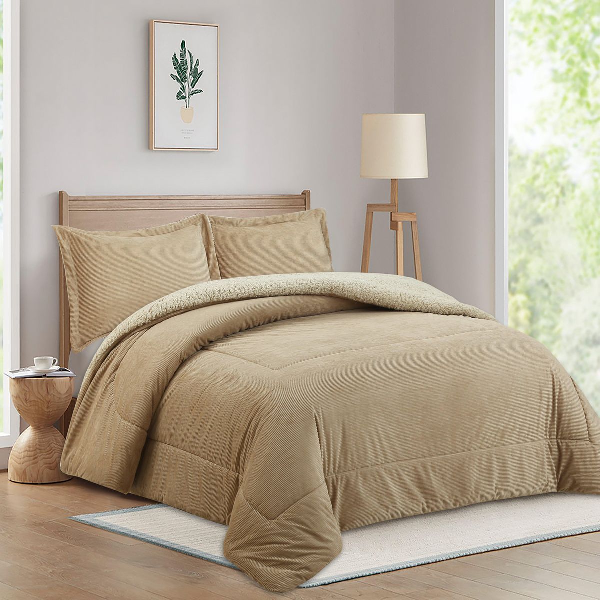 JUST HOME COLLECTION -  King Clasico Beige