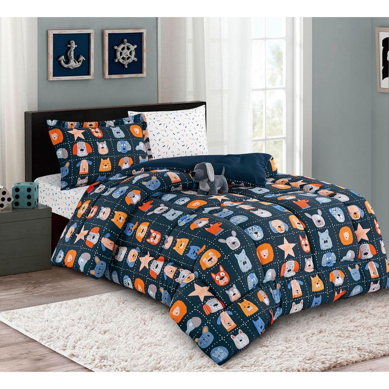 JUST HOME COLLECTION - Combo Multicolor 1.5 plazas