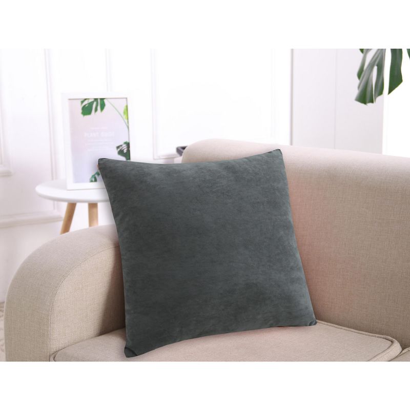 JUST HOME COLLECTION - Cojín Urbano Velvet Gris 45x45cm