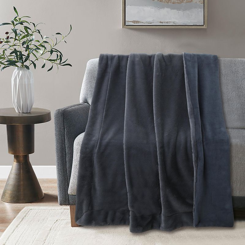 JUST HOME COLLECTION - Manta Urbano Rabbit Grafito 125x150cm