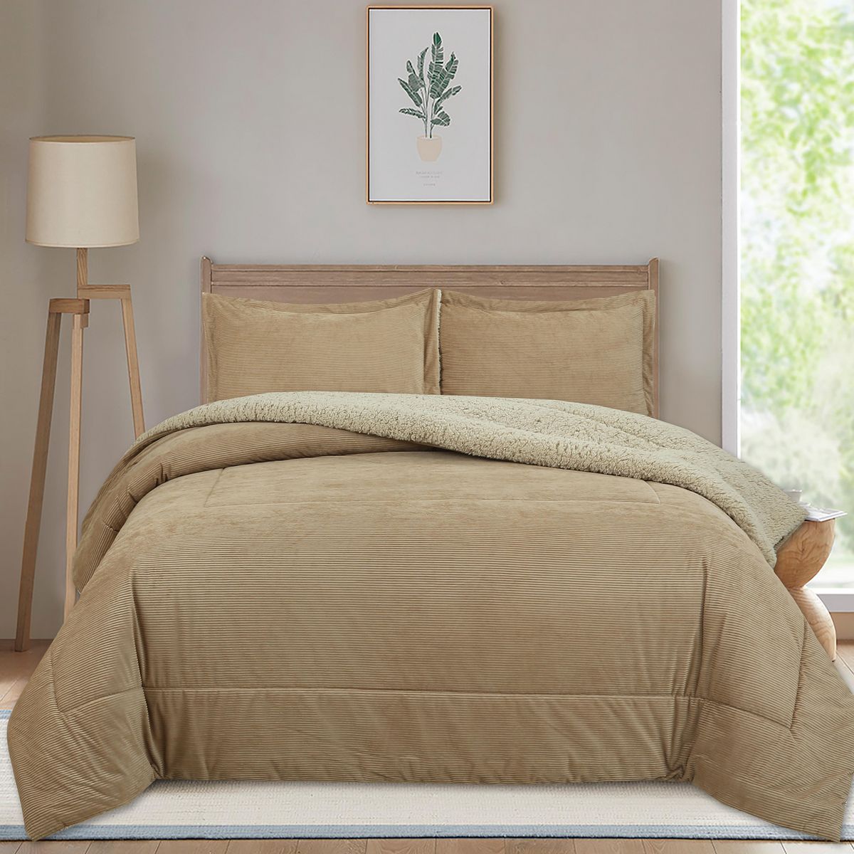 JUST HOME COLLECTION -  1.5 plazas Clásico Beige