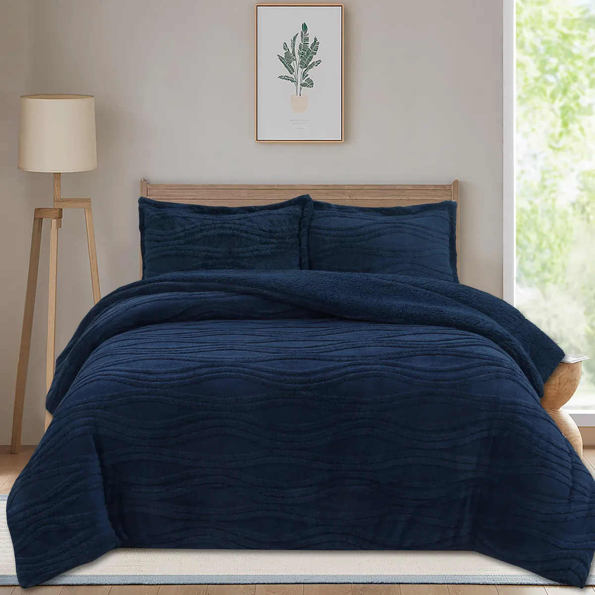 JUST HOME COLLECTION -  2 plazas Nórdico Azul