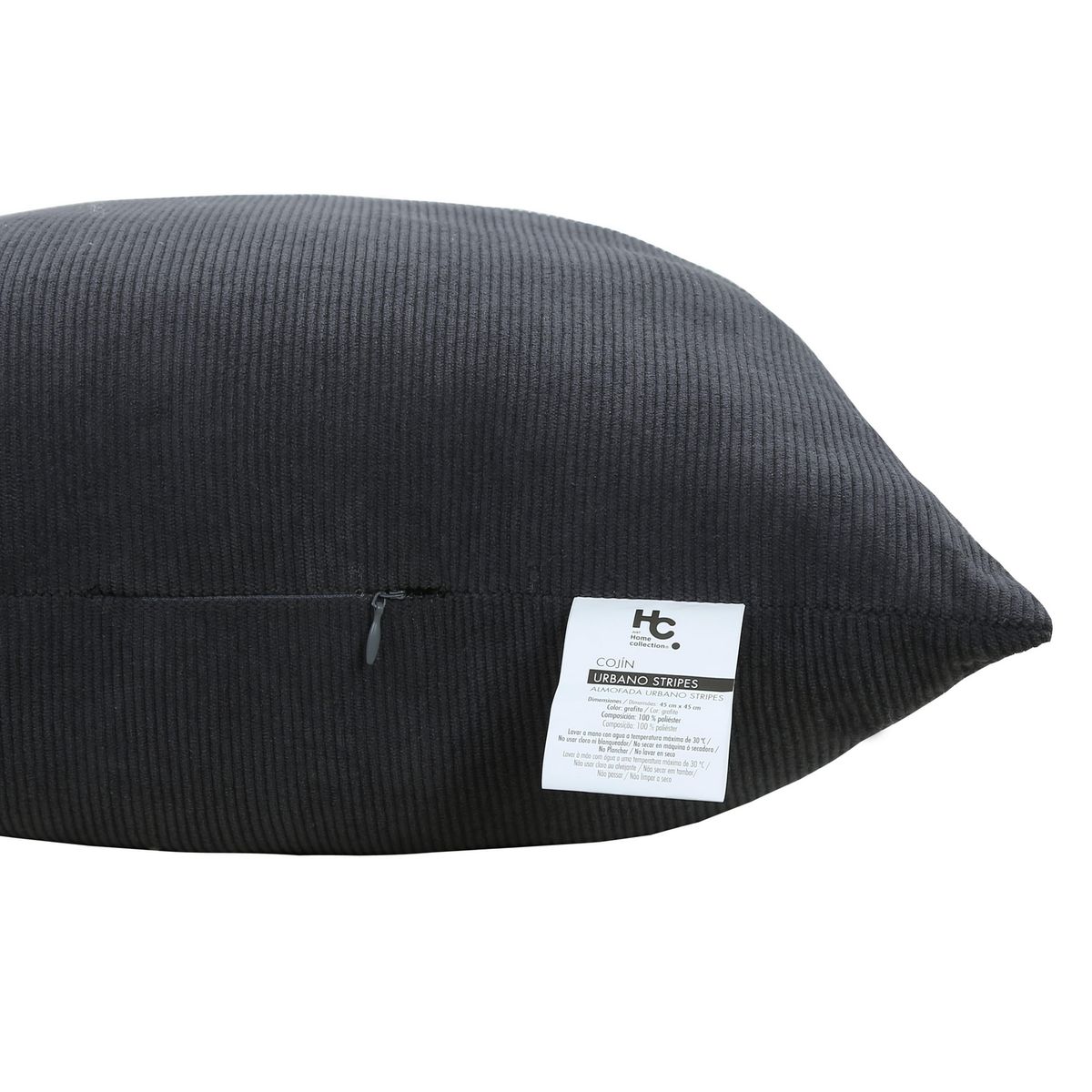 JUST HOME COLLECTION - Stripe 45x45 cm Grafito