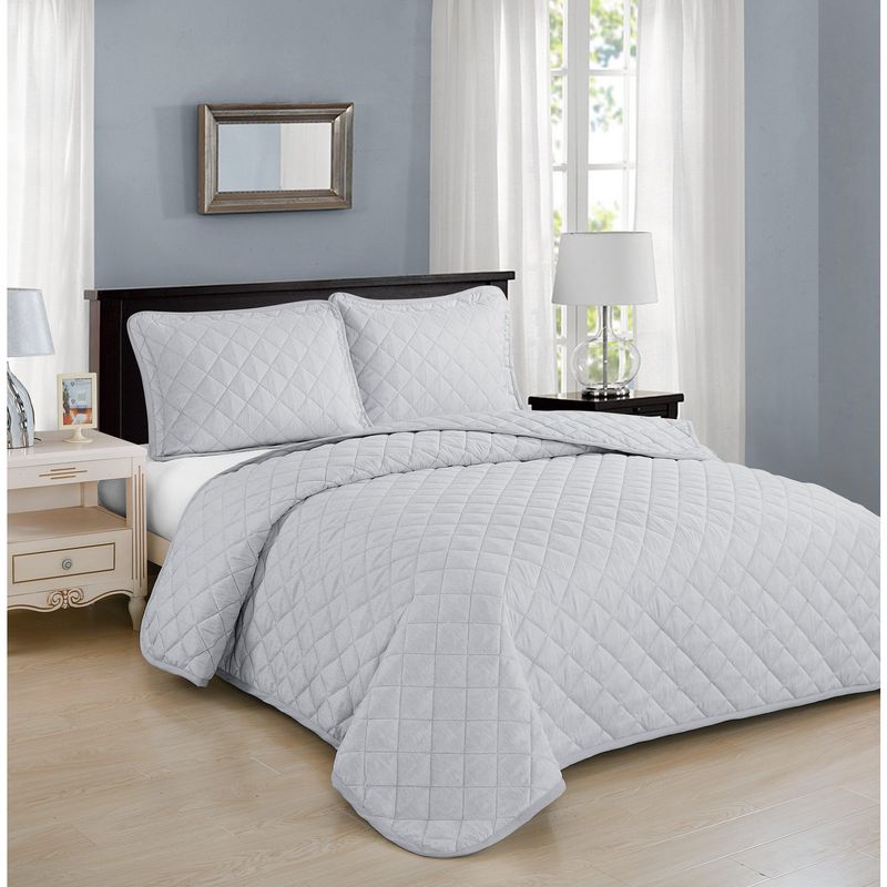 JUST HOME COLLECTION - Quilt Nórdico King Gris