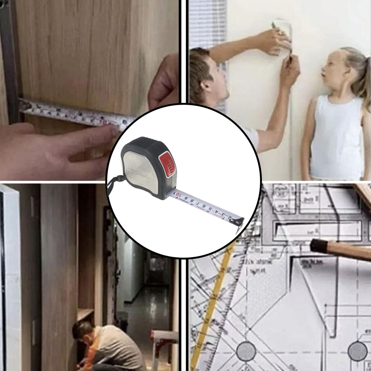 UBERMANN - Huincha de Medir 8m x 25 mm