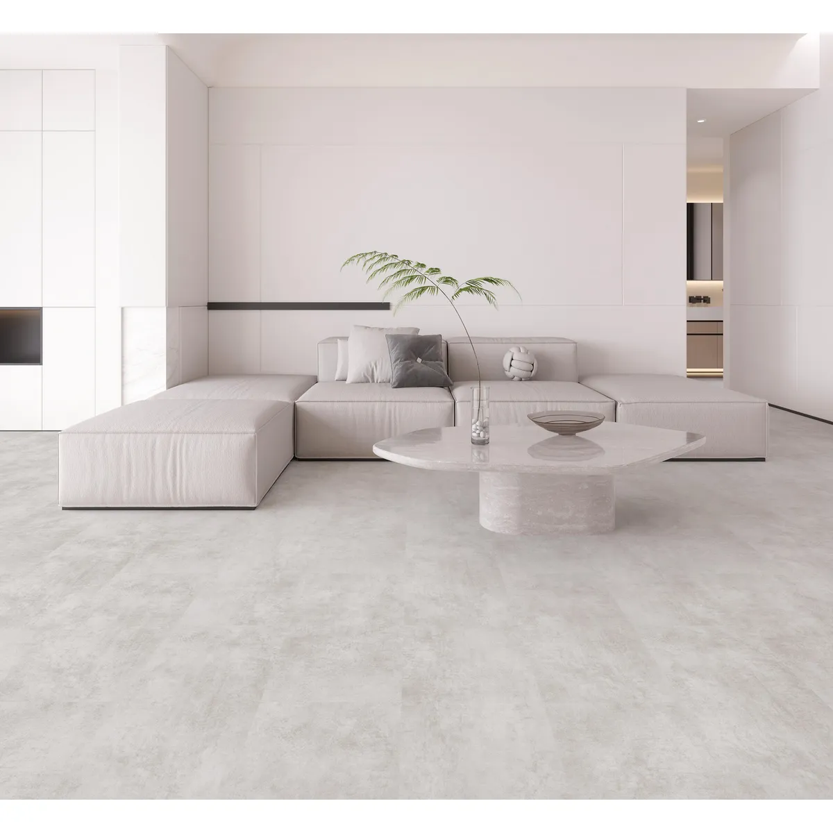 HOLZTEK - Piso Vinílico 1.5 mm 30x61 cm Concrete Gris 4.64 m2