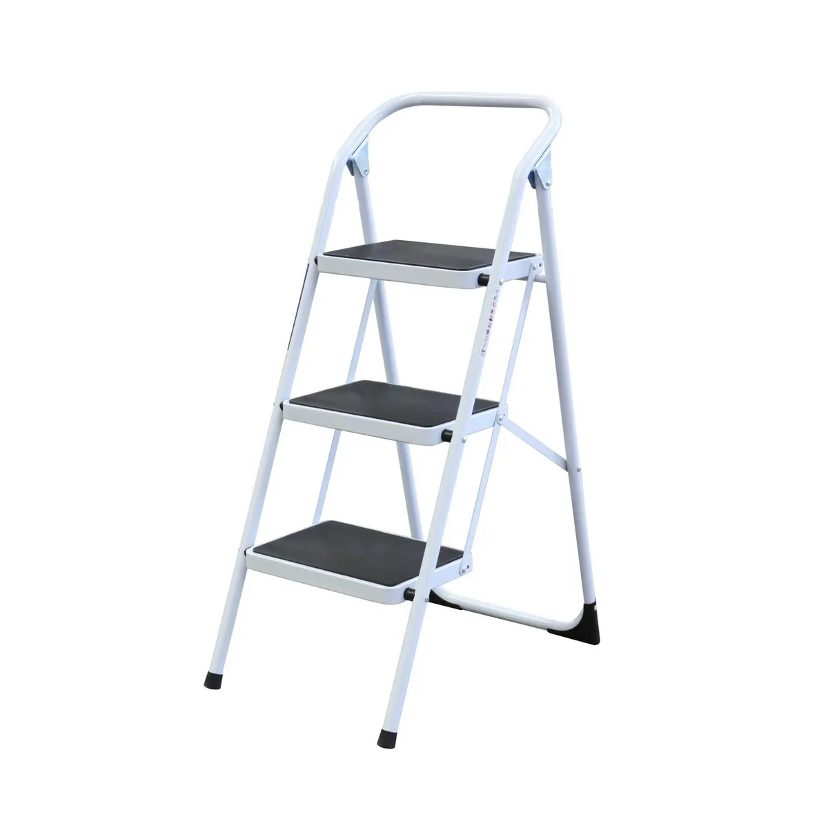 JUST HOME COLLECTION - Escalera De extensión Acero 106 cm 3 Peldaños