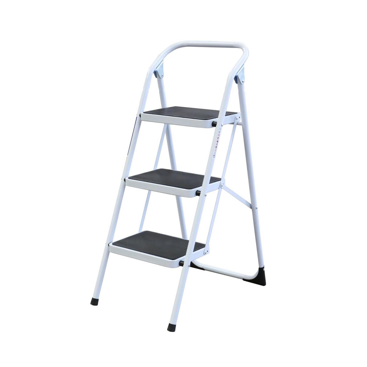 JUST HOME COLLECTION - Escalera De extensión Acero 106 cm 3 Peldaños