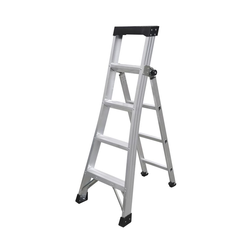 UBERMANN - Escalera Multi 3 en 1 Aluminio 5P 150Kg