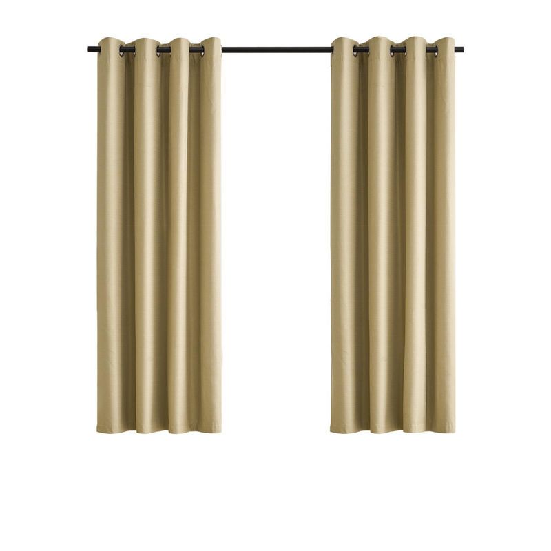 JUST HOME COLLECTION - Cortina Black Out Natural 140x180cm