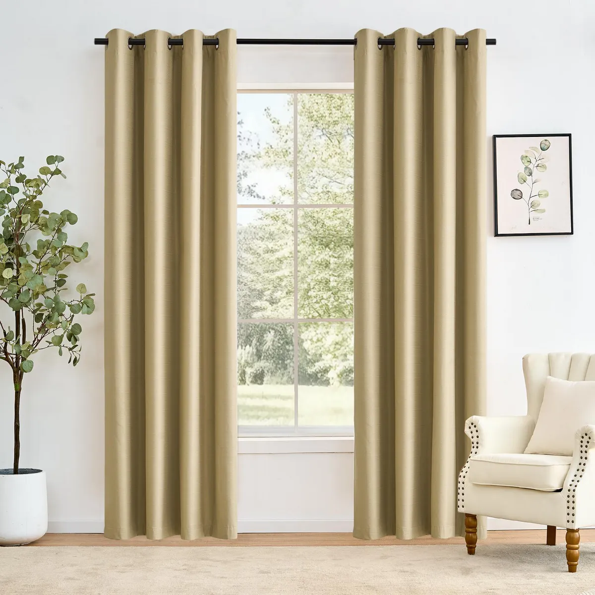 JUST HOME COLLECTION -  Blackout 140x250 cm Natural