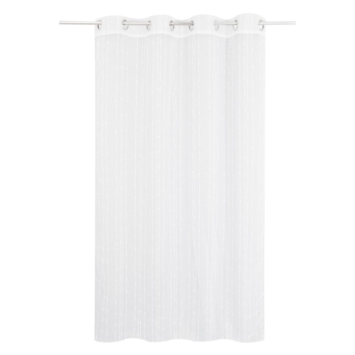 JUST HOME COLLECTION - Cortina De Velo Anissa 135x220cm Blanco