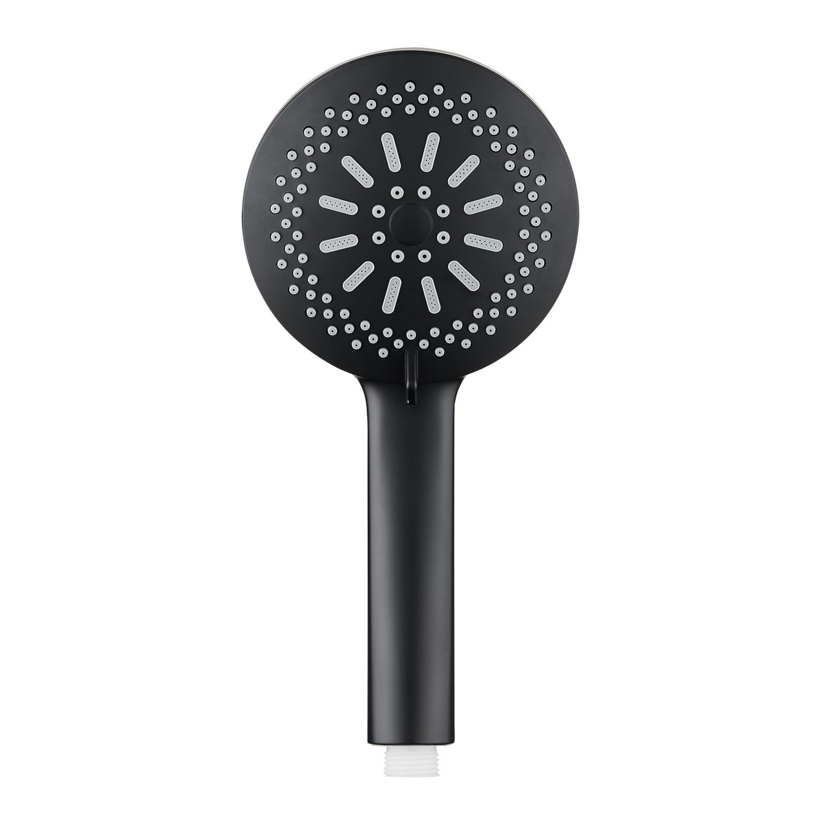 SENSI DACQUA - Mango de Ducha ABS 5F 12cm Negro