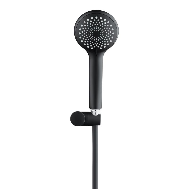 SENSI DACQUA - Set Ducha ABS Flex Negro 10cm