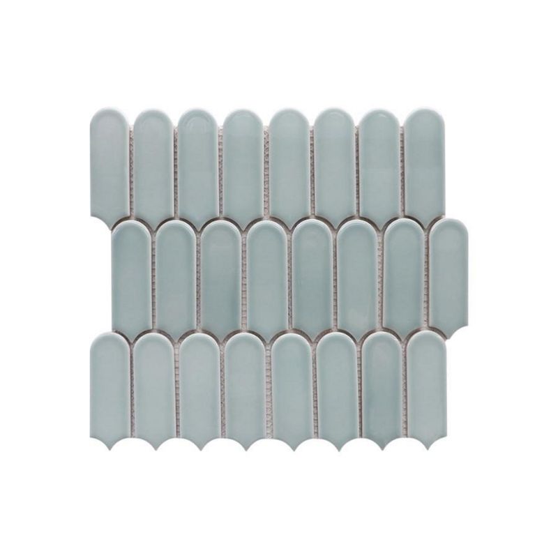 HOLZTEK - Malla Mosaico Pluma Menta 28x29.6cm