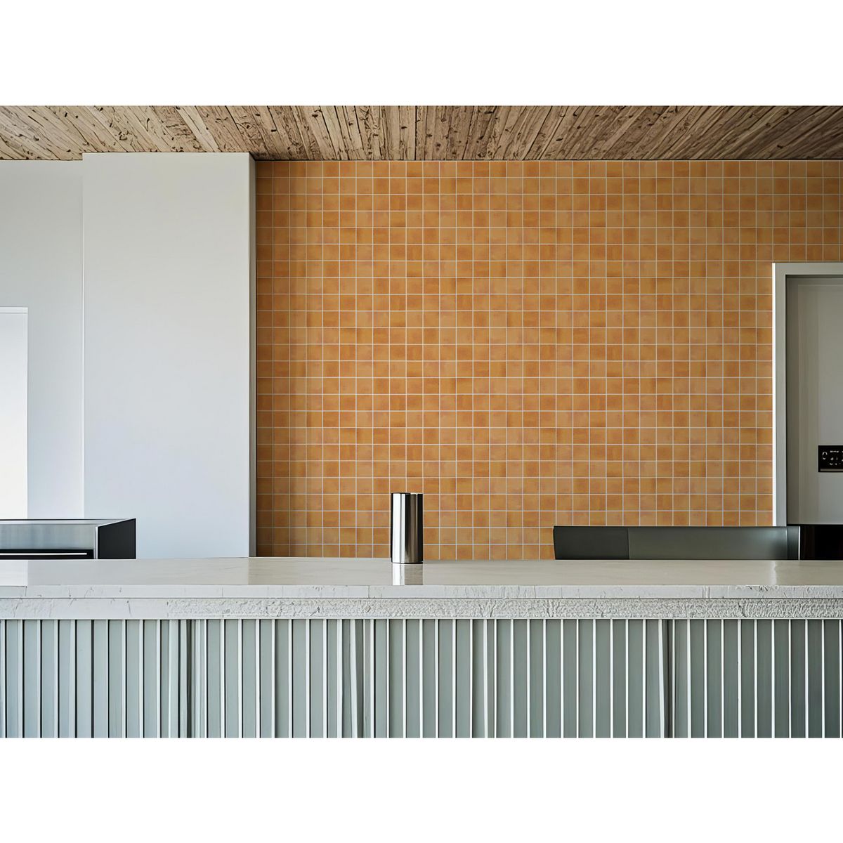 HOLZTEK - Malla Decorativa de Porcelanato Cuadros Cotto 30x30cm 0.09m2