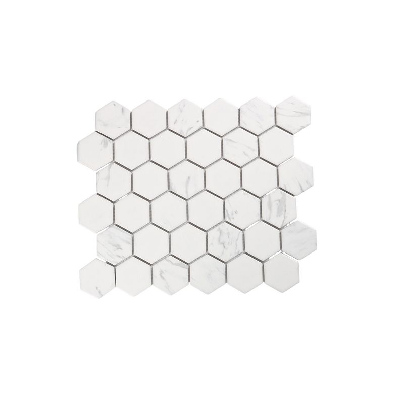HOLZTEK - Porcelanato Hexagon Marmol Mate