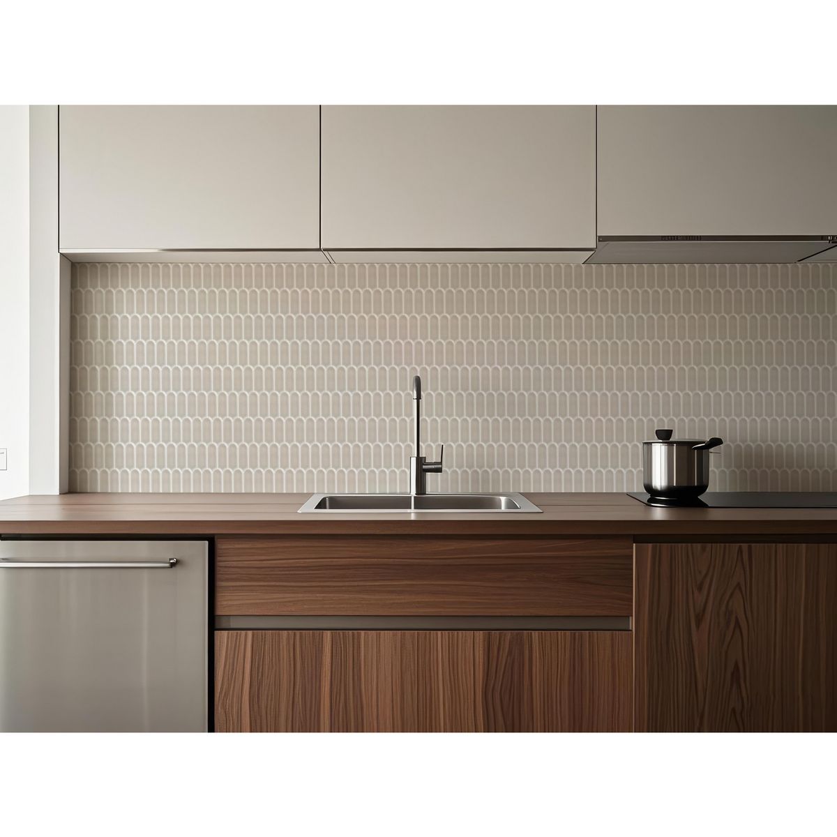 HOLZTEK - Malla Mosaico Pluma Gris 28x29.6cm