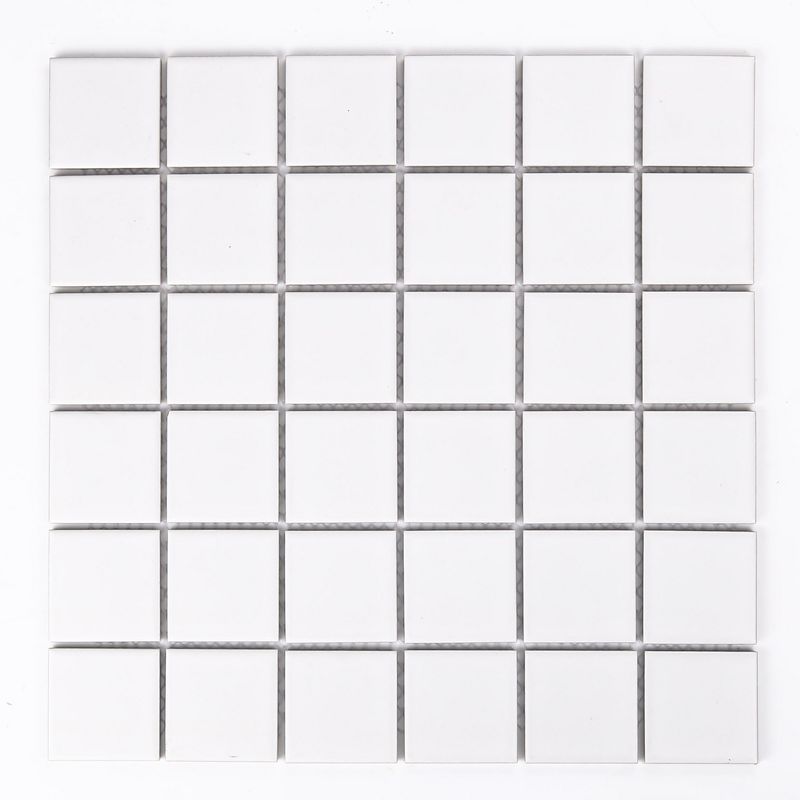 HOLZTEK - Malla Decorativa de Porcelanato Square Blanco Mate 30.6x30.6cm 0.09m2