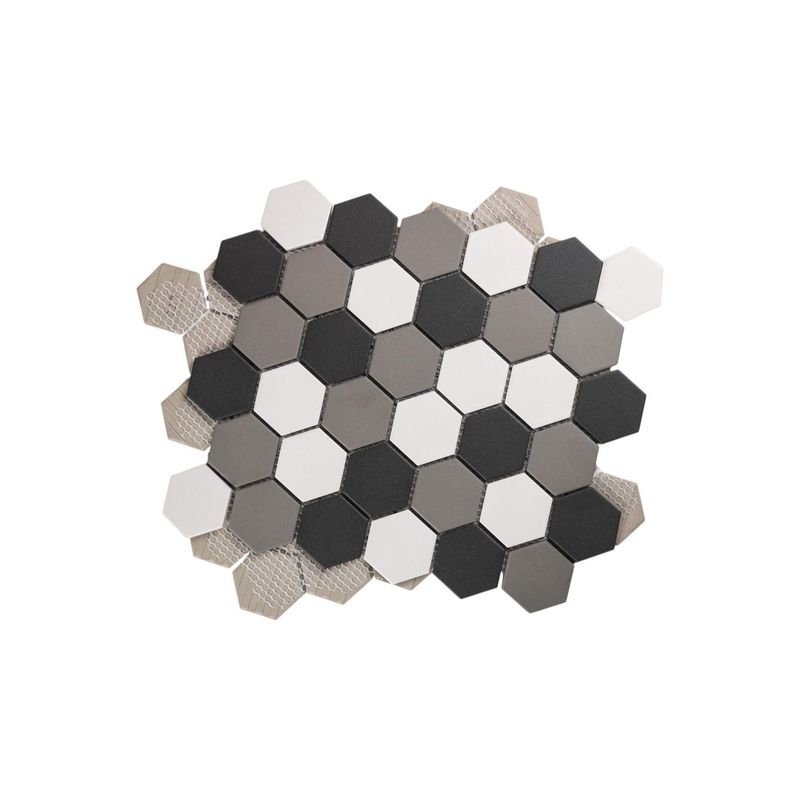 HOLZTEK - Porcelanato Hexágono Mix Mate