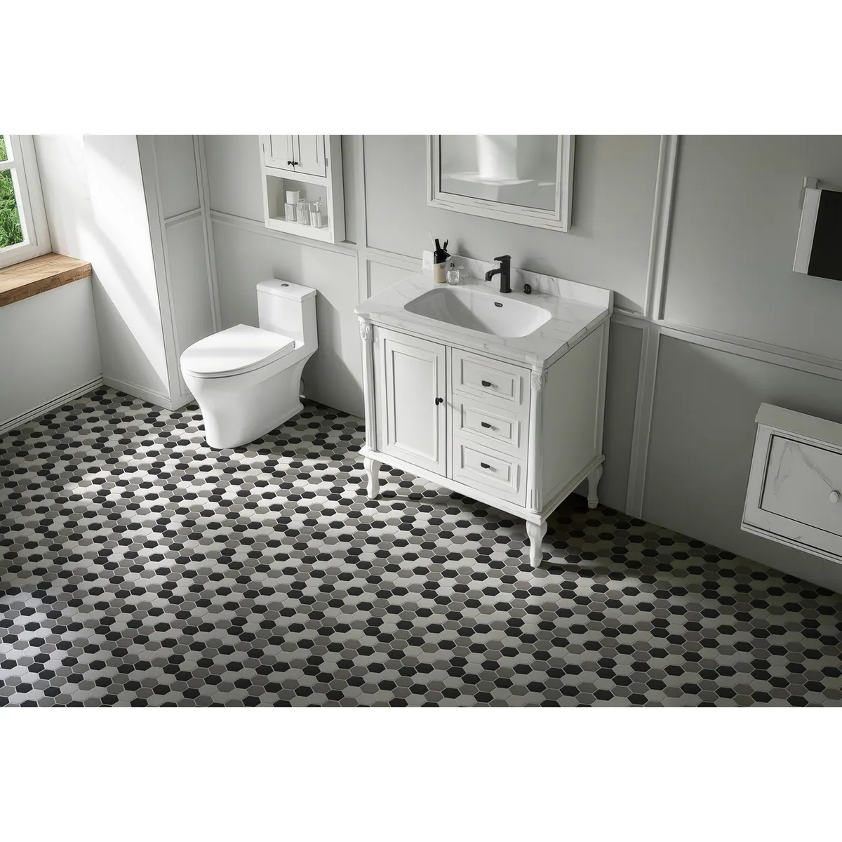 Porcelanato Hexágono Mix Mate, marca HOLZTEK - Foto Principal