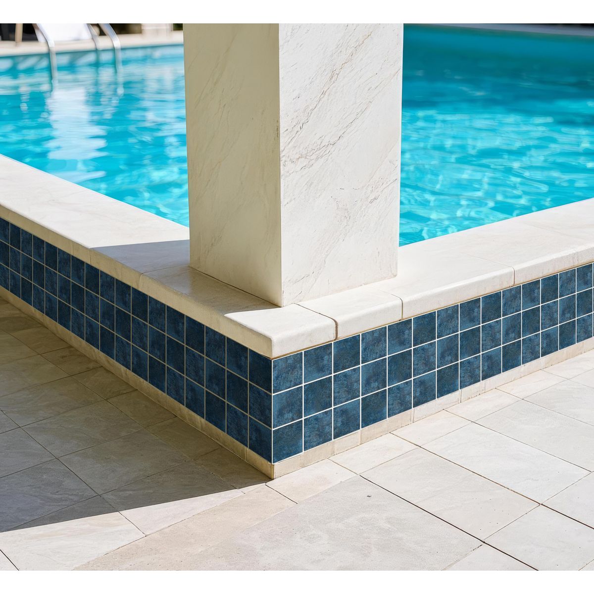 HOLZTEK - Malla Decorativa de Porcelanato Pool XL Verde 30.6x30.6cm 0.09m2