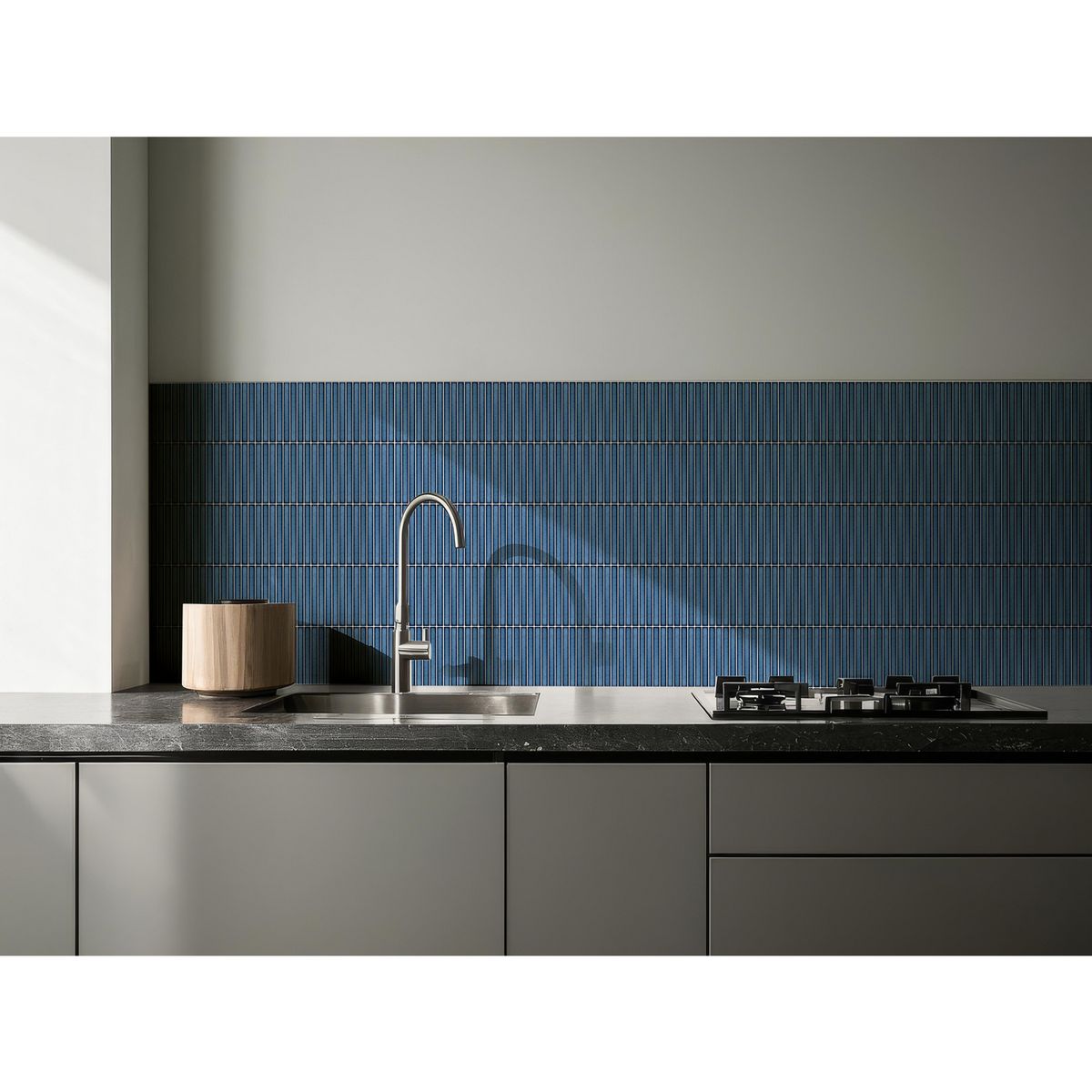 HOLZTEK - Malla Decorativa de Porcelanato Linea Azul 29.8x31.4cm 0.09m2