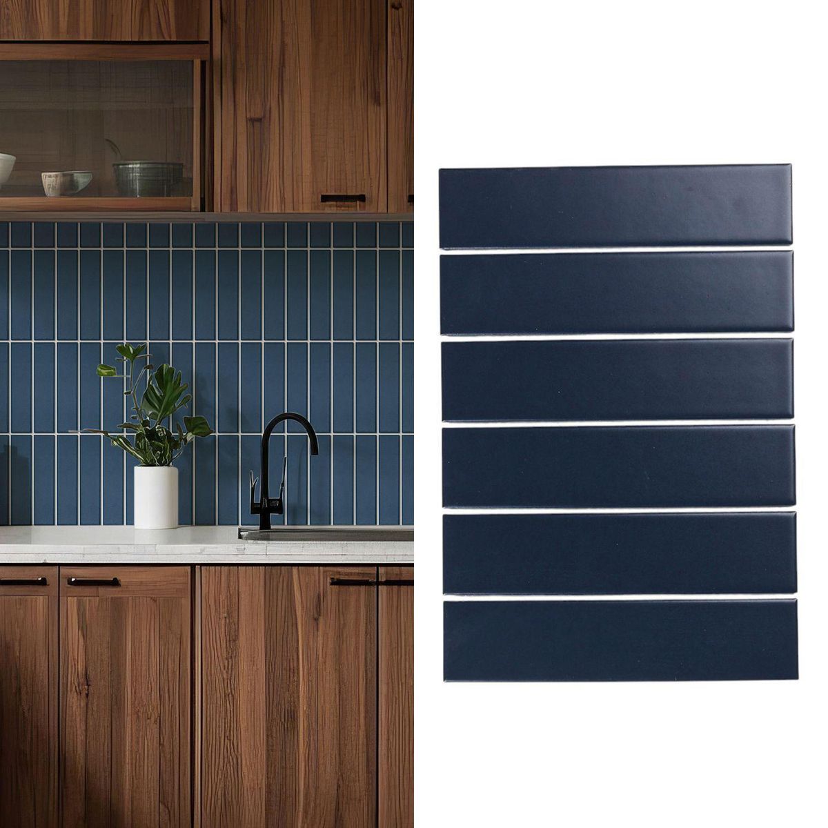 HOLZTEK - Porcelanato Brick Azul