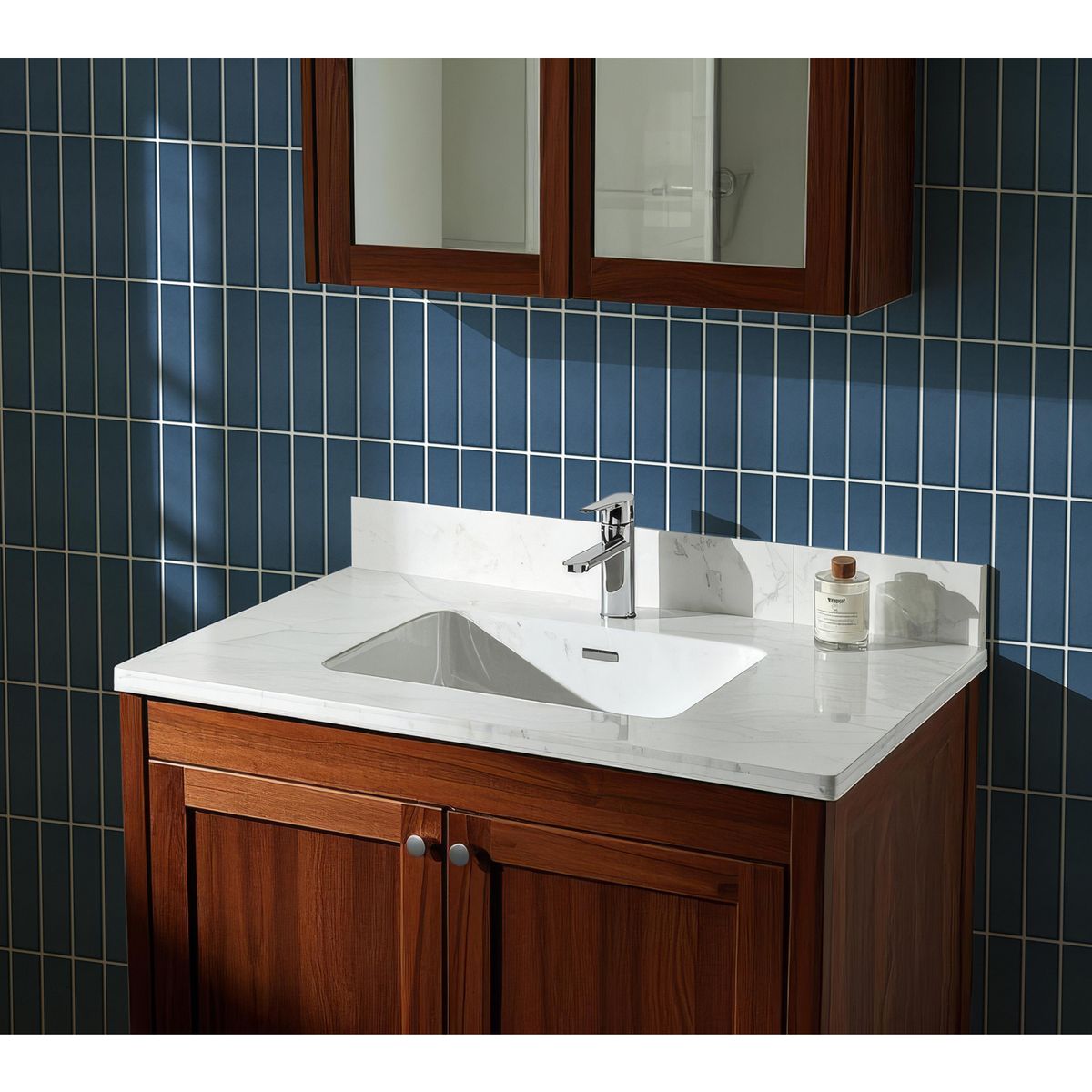 HOLZTEK - Porcelanato Brick Azul