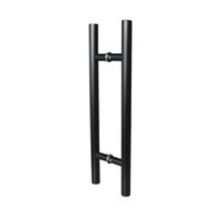 Manija para Puerta 45cm Acero Inoxidable Negro