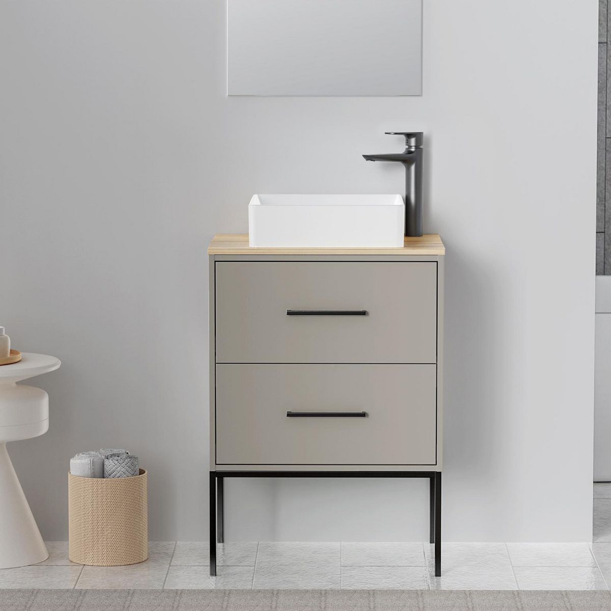 SENSI DACQUA - Mueble de Baño 60cm Islandia Taupe