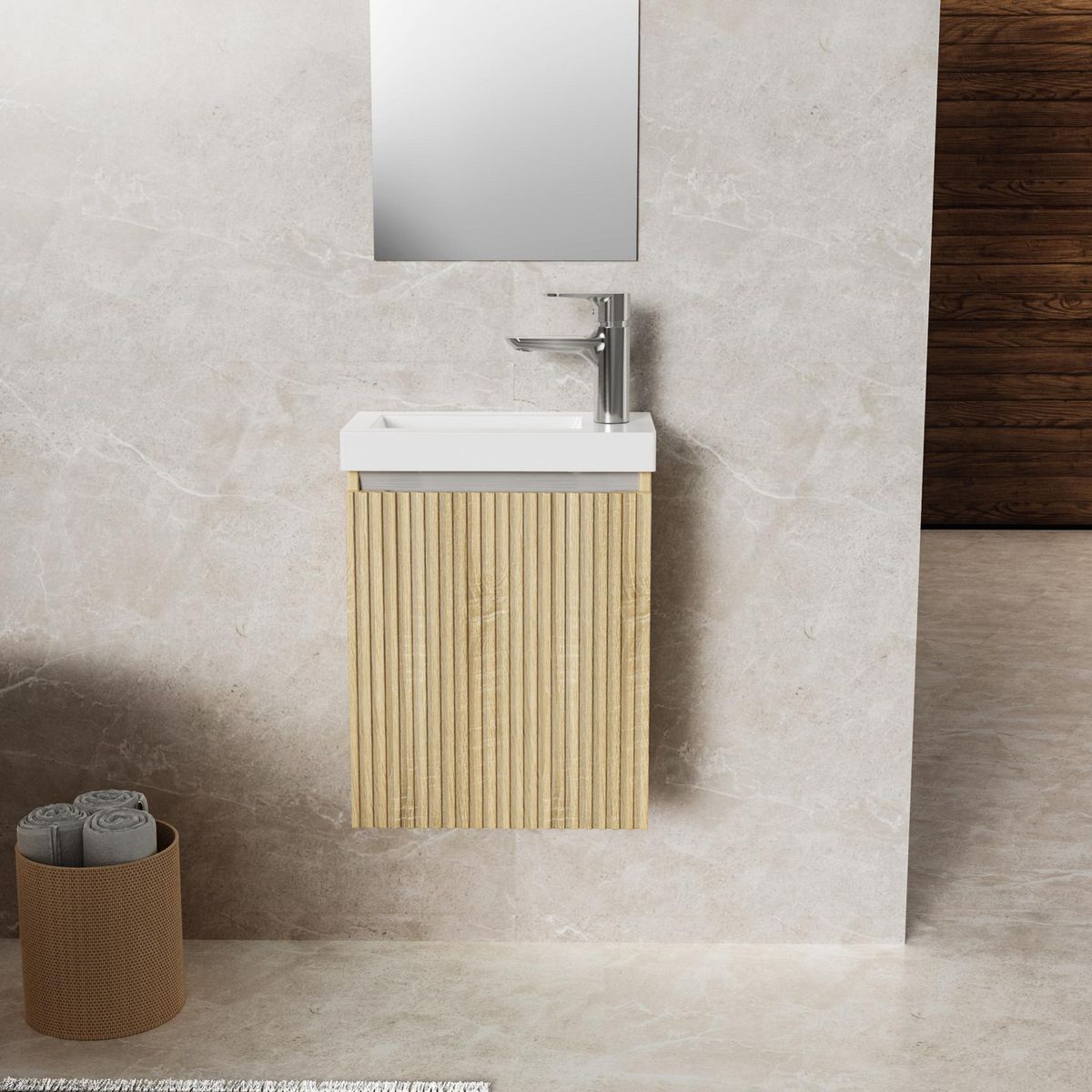 SENSI DACQUA - Mueble Baño LVM Moscú Oak 40cm