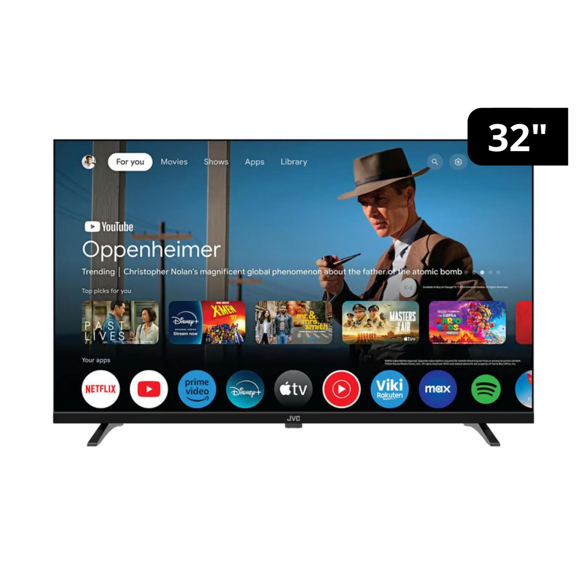 JVC - Televisor JVC Google TV Bluetooth 32"