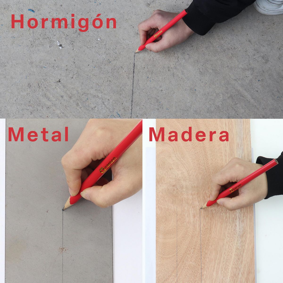 KARSON - Set de 20 Lápices Carpintero Karson