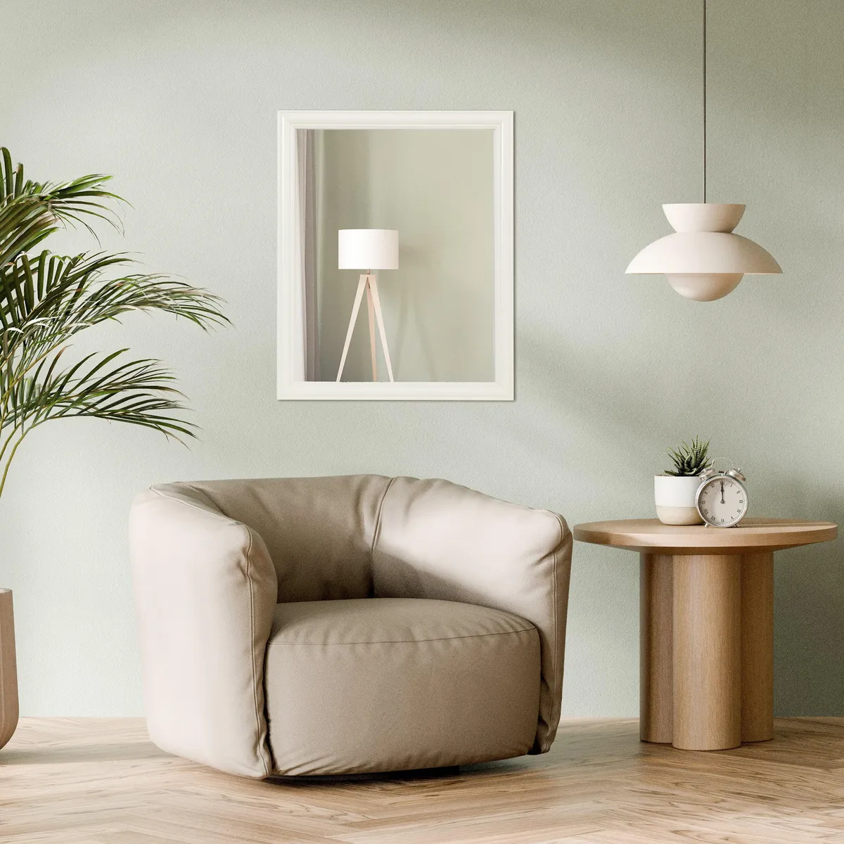 CASA BONITA - Espejo Basic Blanco 40x50cm