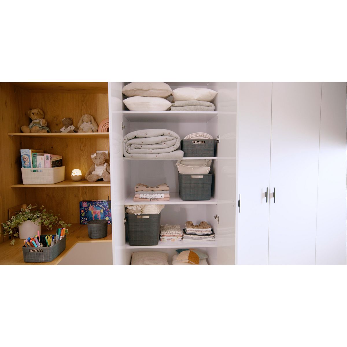  - Canasto Gris 36x23x28cm