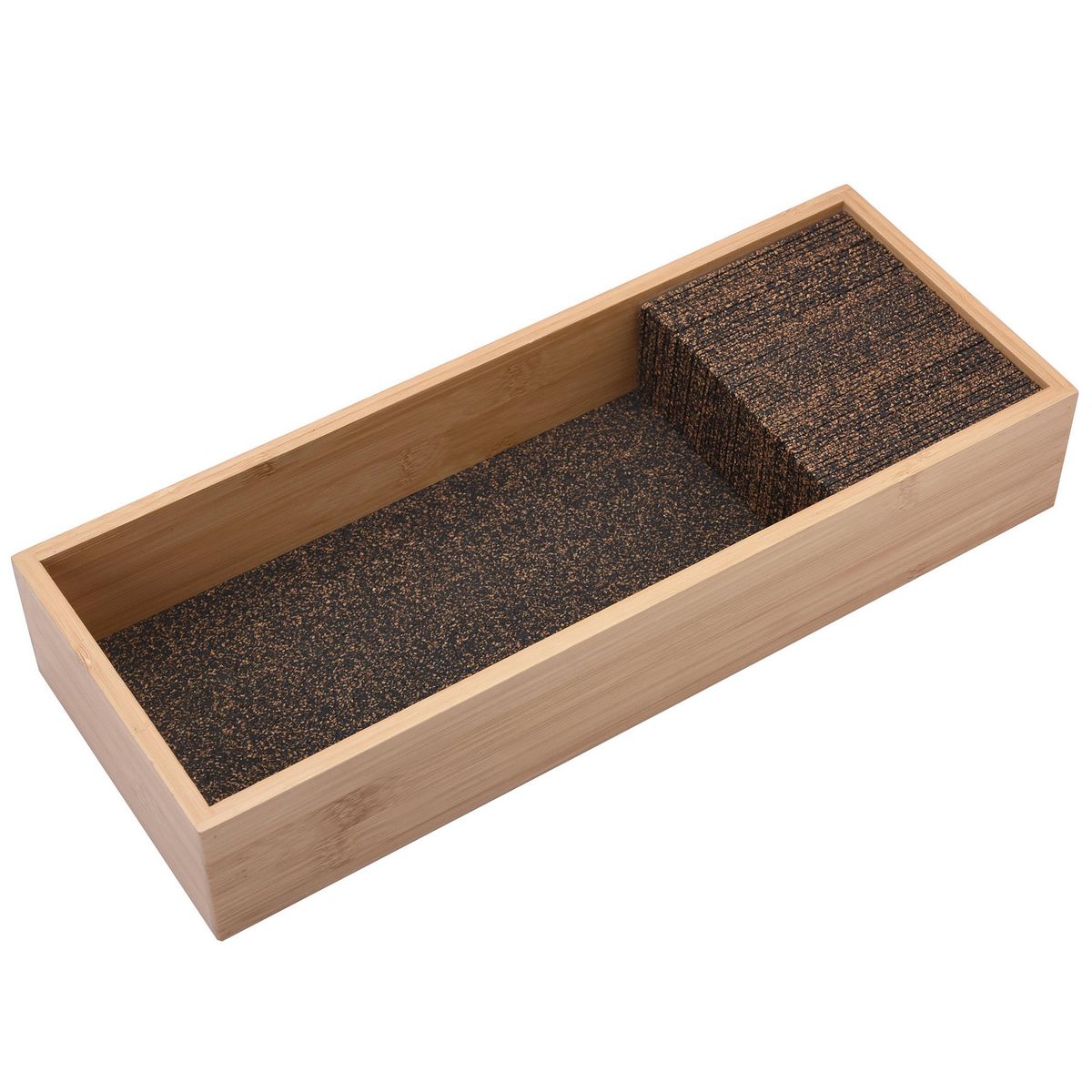 JUST HOME COLLECTION - Organizador de Cuchillos 14.5x37.5x6.5cm Bambú 