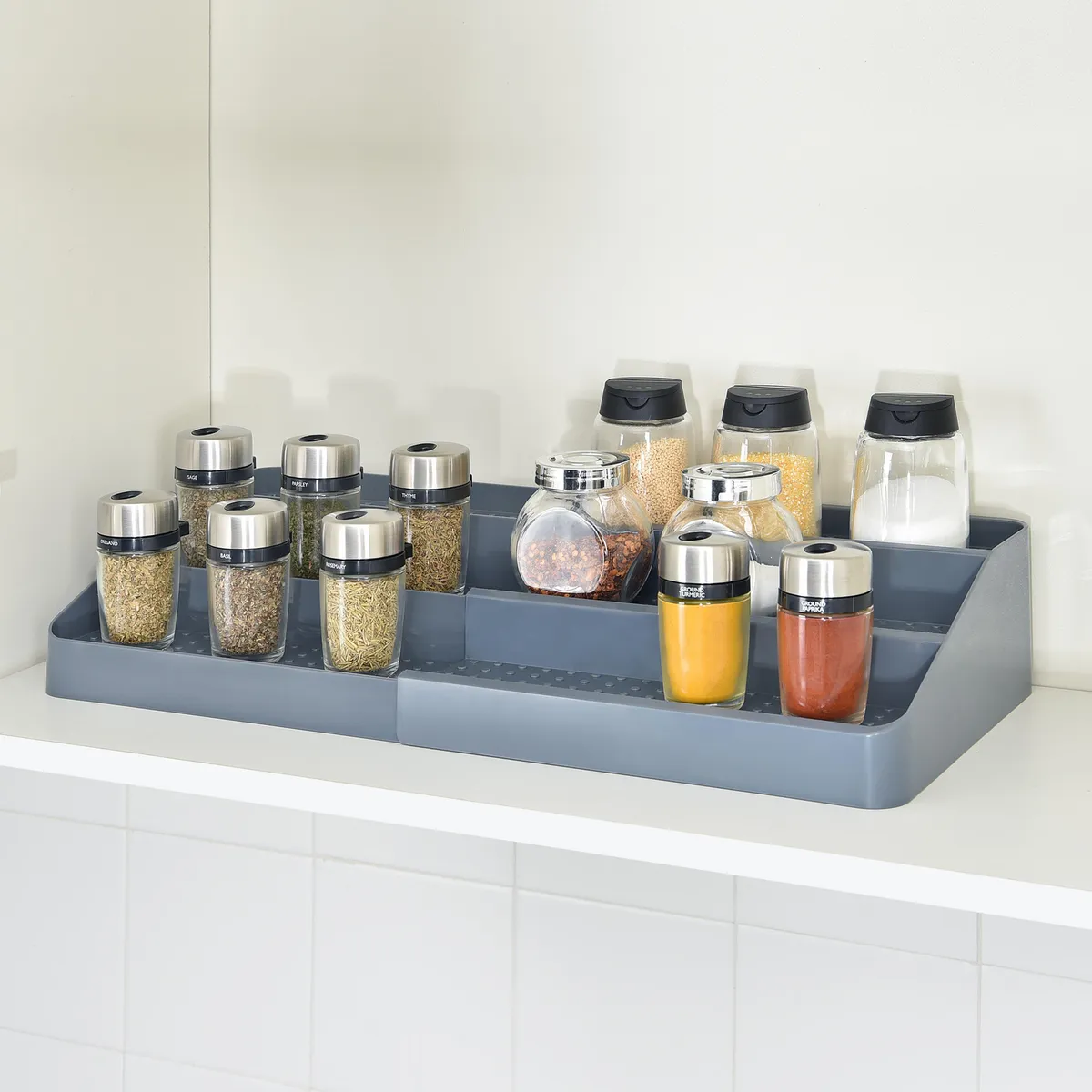 JUST HOME COLLECTION - Organizador de Especies Extensible 3 Niveles