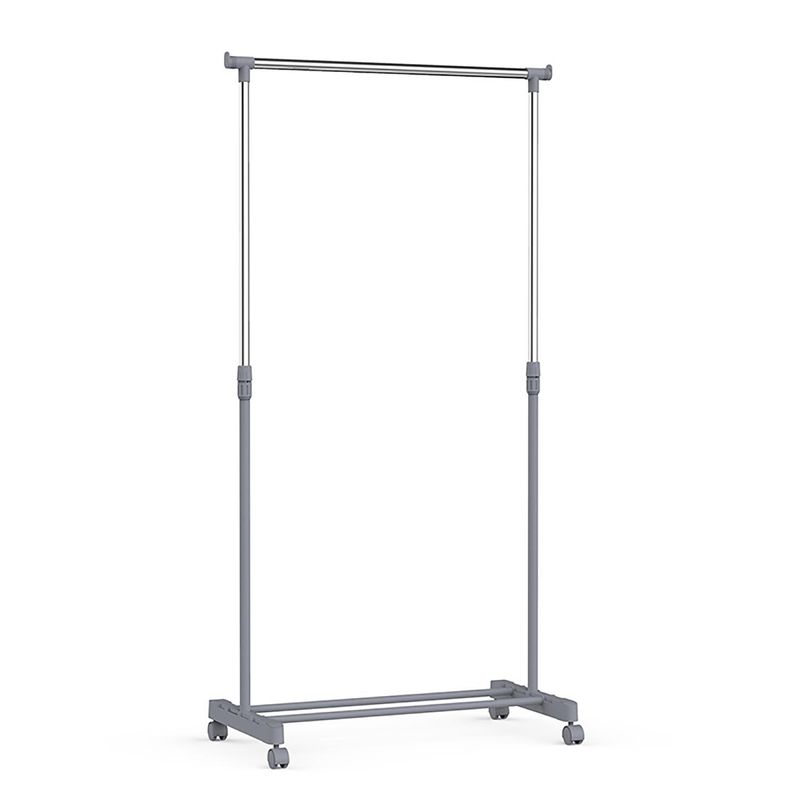 JUST HOME COLLECTION - Perchero de 1 Barra Gris