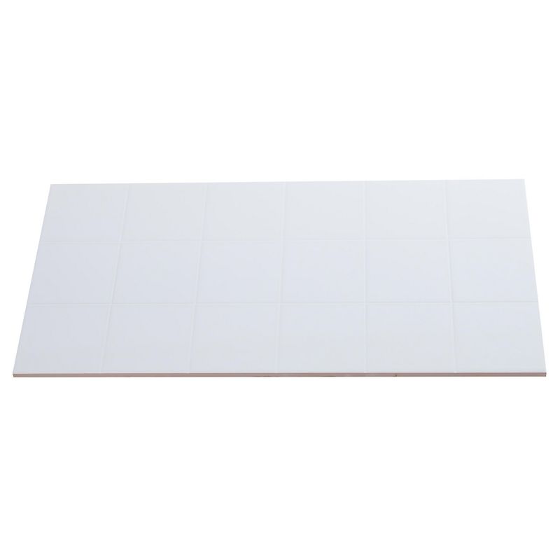 HOLZTEK - 30x60 cm Cerámica Pared Cuadrados 30x60 1.62m2 Blanco 1.62 m2