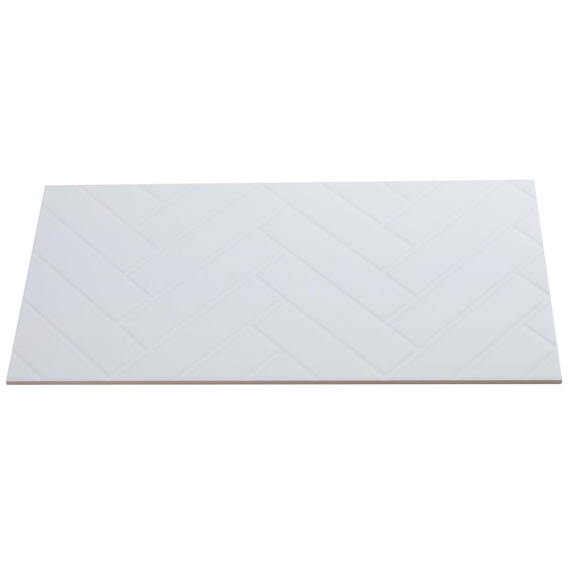 HOLZTEK - 30x60 cm Cerámica Pared Herring 30x60 1.62m2 Blanco 1.62 m2
