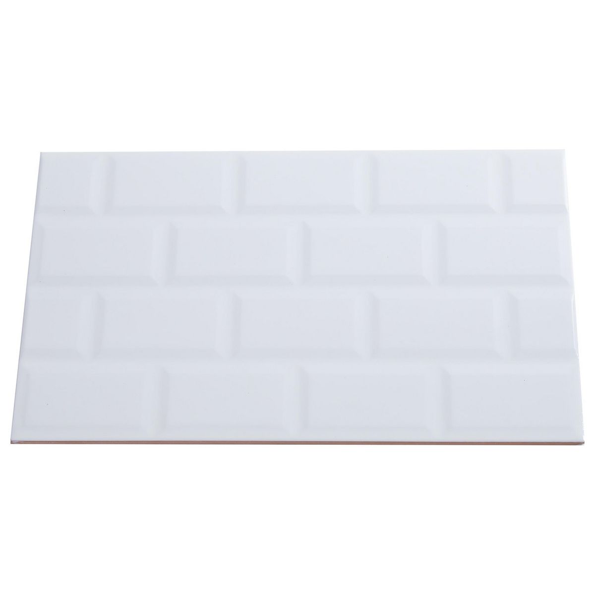 HOLZTEK -  25x40 cm Cerámica Pared Brick 25x40 1.5m2 Blanco 1.5 m2